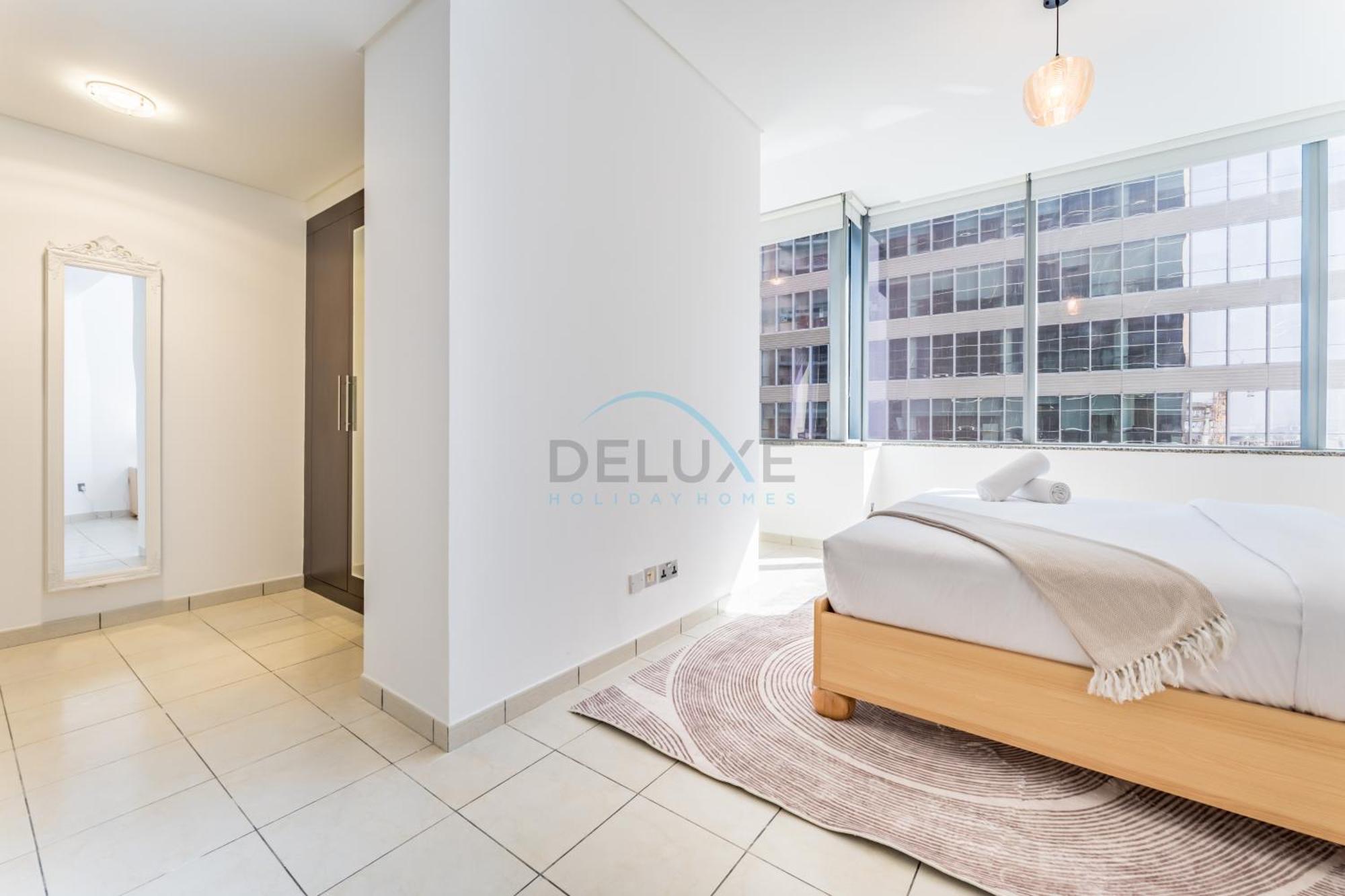 Apartment Fully Furnished 2br, Few Mins From Emirates Towers, Burj Khalifa With Views, Sky Gardens, Difc By Deluxe Homes *