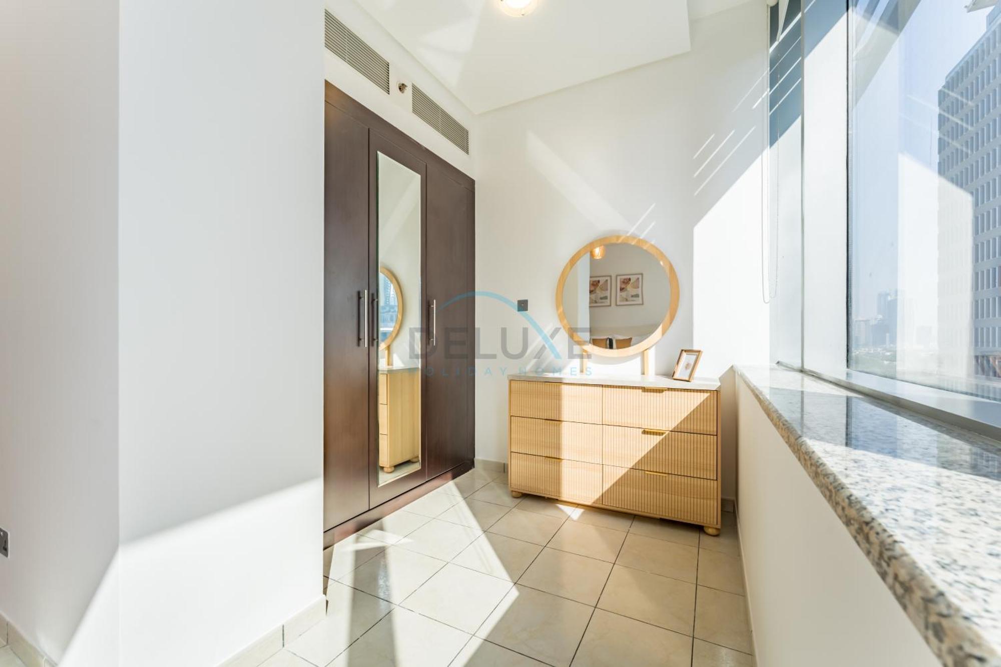 Apartment Fully Furnished 2br, Few Mins From Emirates Towers, Burj Khalifa With Views, Sky Gardens, Difc By Deluxe Homes Dubai