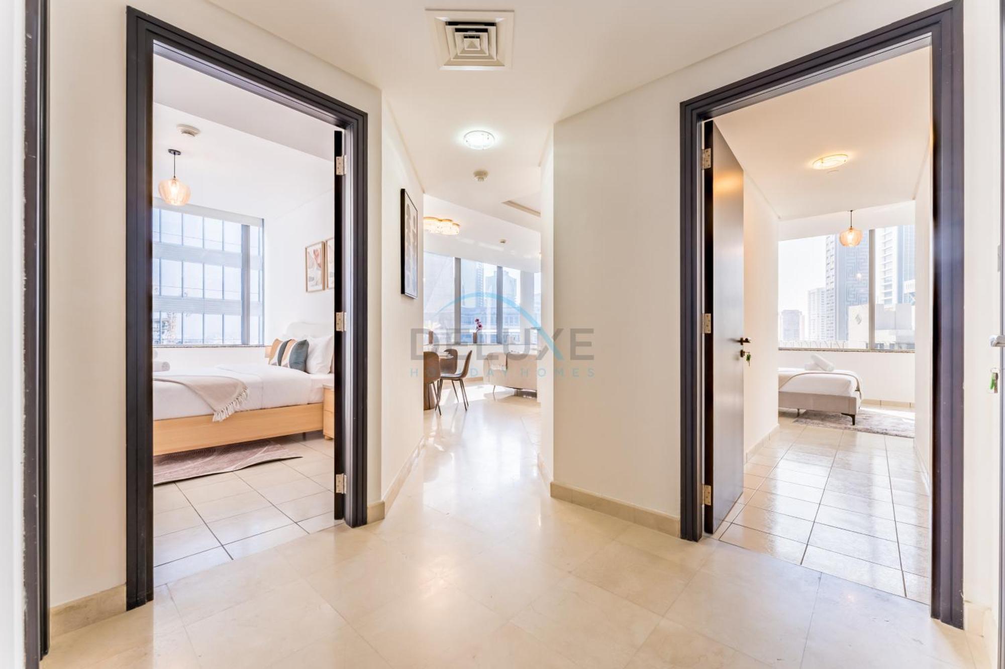 Fully Furnished 2br, Few Mins From Emirates Towers, Burj Khalifa With Views, Sky Gardens, Difc By Deluxe Homes Apartment *