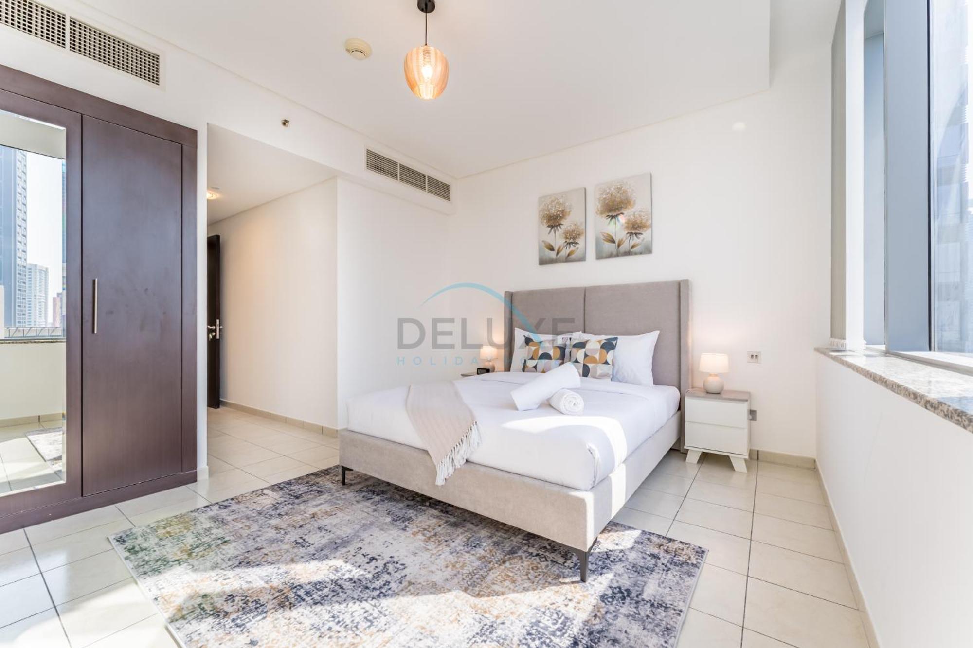 Fully Furnished 2br, Few Mins From Emirates Towers, Burj Khalifa With Views, Sky Gardens, Difc By Deluxe Homes