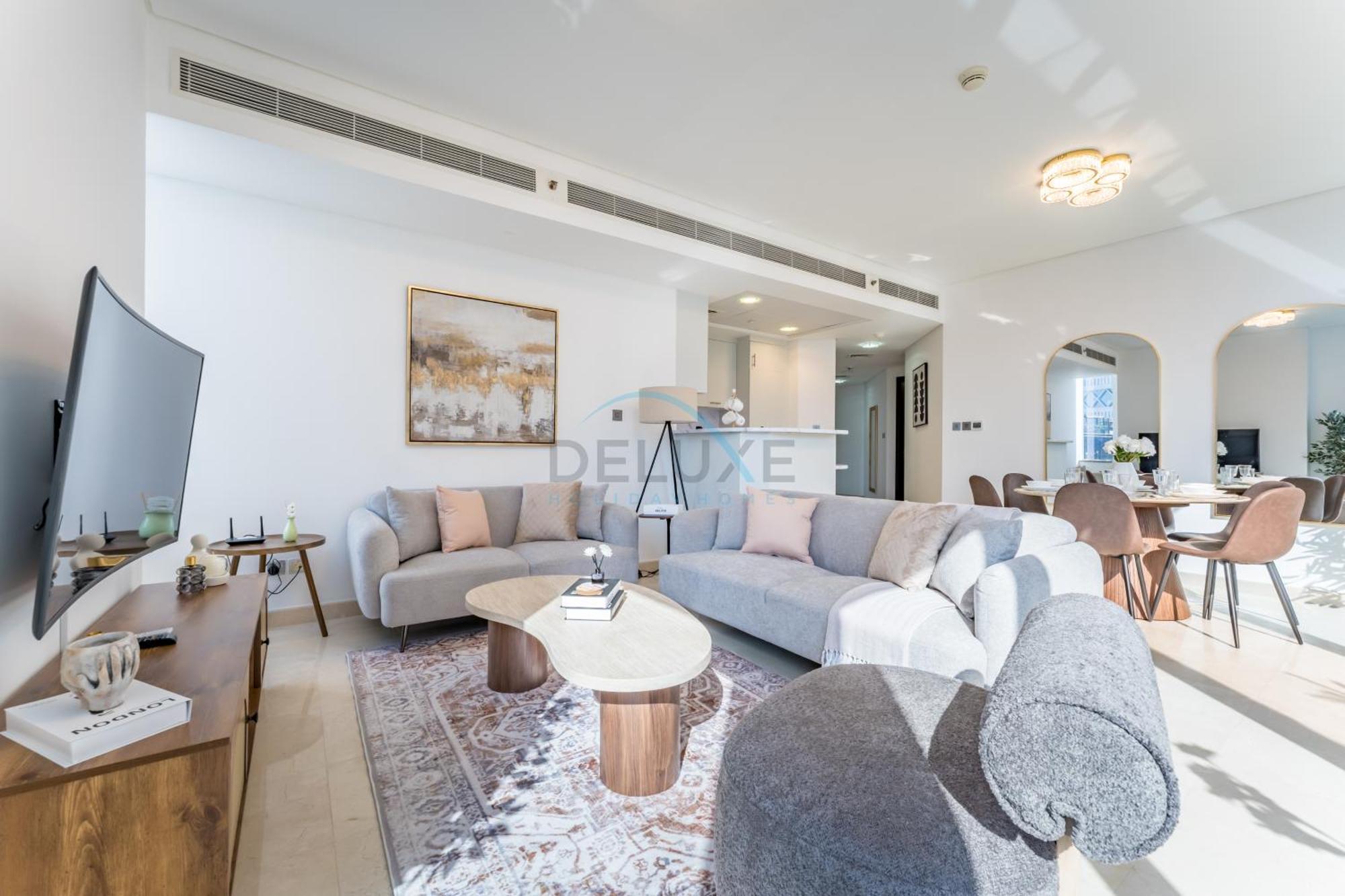 Fully Furnished 2br, Few Mins From Emirates Towers, Burj Khalifa With Views, Sky Gardens, Difc By Deluxe Homes Apartment *